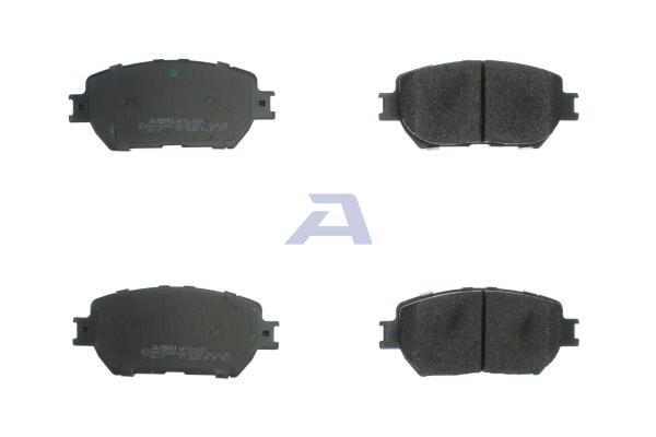 Jeu de 4 plaquettes de frein AISIN ref. BPTO-1023